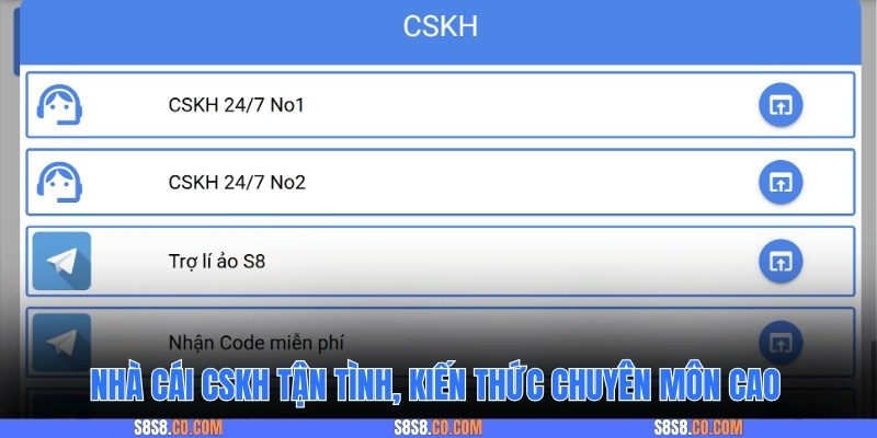 Nhà cái CSKH tận tình, kiến thức chuyên môn cao