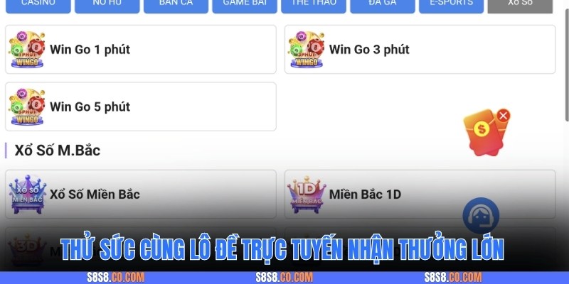 Thử sức cùng lô đề trực tuyến nhận thưởng lớn