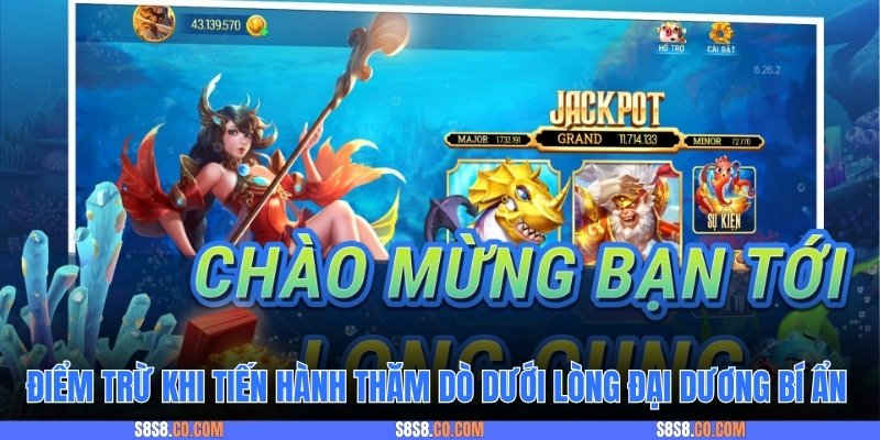 Điểm trừ khi tiến hành thăm dò dưới lòng đại dương bí ẩn