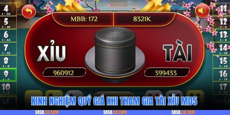 Mẹo hữu ích giúp bạn tham gia tài xỉu MD5 hiệu quả