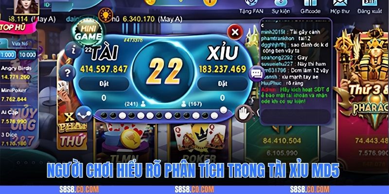 Người chơi hiểu rõ phân tích trong tài xỉu MD5